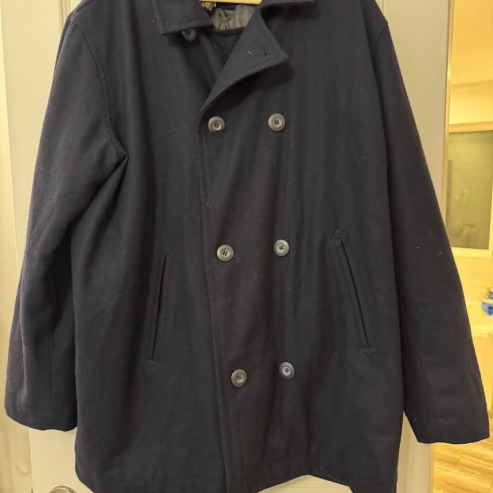 Steve & Barry's Dark Blue Pea Coat